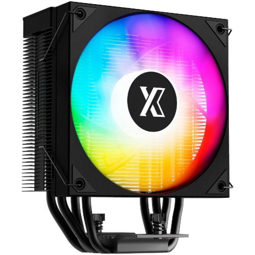 Кулер XASTRA AR400 ARGB BK LGA1851/1700/1200/115X/AM5/AM4 (TDP 220W, 4 тепл.трубки, PWM Fan ARGB 120mm , top cover with ARGB led, black h