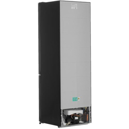 Холодильник с морозильником MAUNFELD MFF176SFSB черный