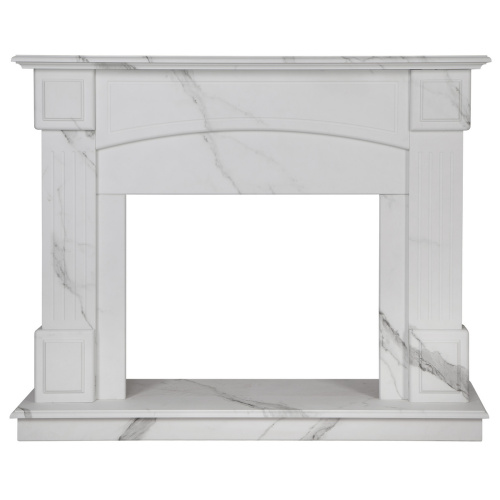 Портал для электрокамина Carolina 25,5 WT Мрамор белый