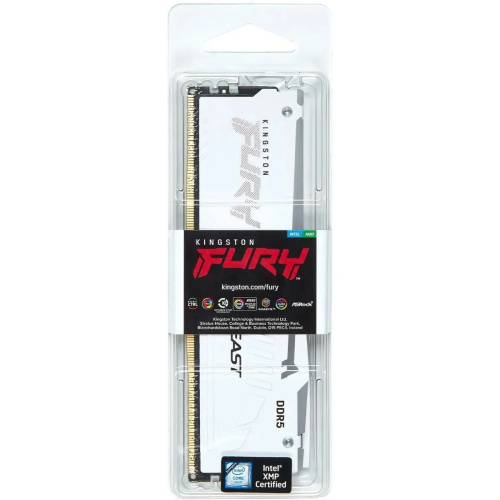 ОЗУ Kingston Fury Beast KF564C32BWEA-32 DDR5 - 1x 32ГБ 6400МГц, DIMM, White, Ret