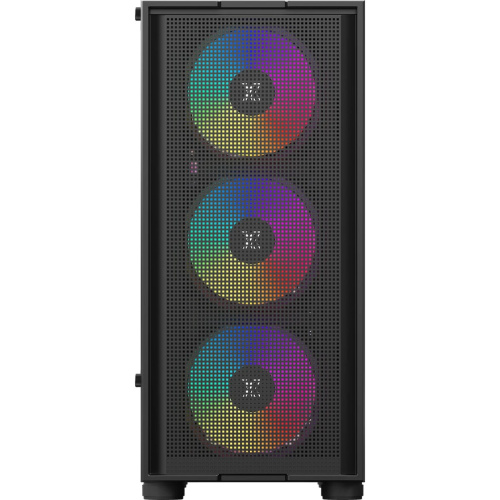 Корпус XASTRA A302 4FRGB Black (A302-BK-FC120FRGB-4F-GL) ATX/Mesh/ tempered glass / 4x120mm FC120-FRGB fans