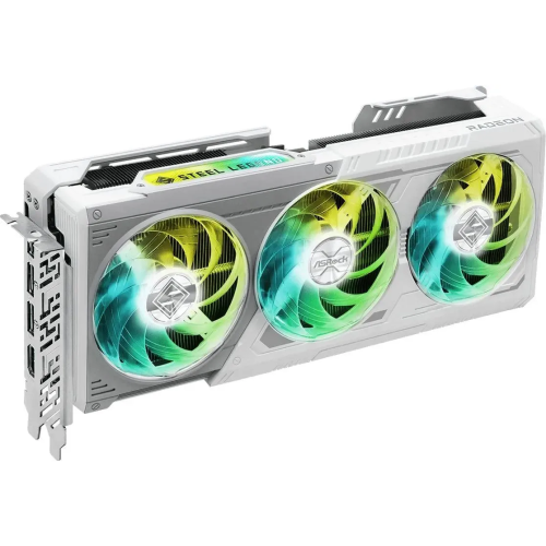 Видеокарта ASRock AMD Radeon RX 9070 Steel Legend 16ГБ (RX9070 SL 16GO), GDDR6, OC, Ret