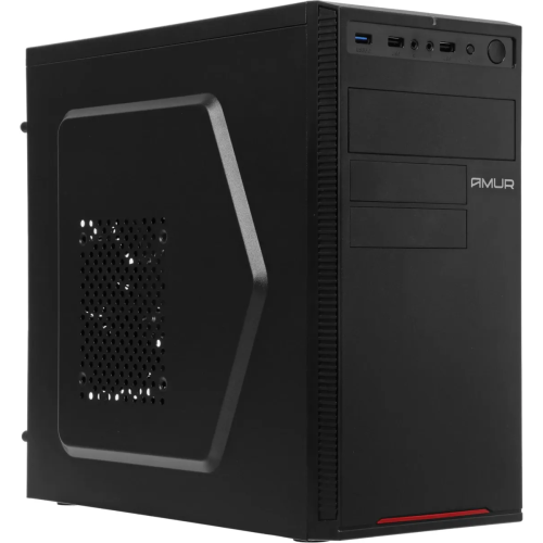 ПК AMUR Нарвал B7I21 (2147008) Intel Core i3 12100, DDR5 16ГБ, 512ГБ(SSD), Intel UHD Graphics 730, FreeDOS, черный