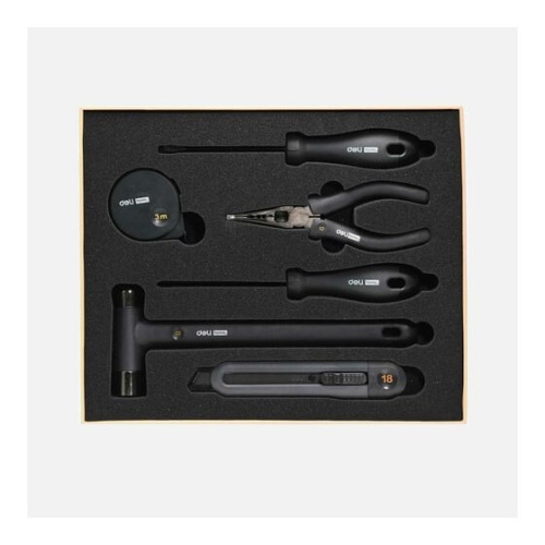 Набор инструментов Deli Home Series Black HT0006 6 предметов