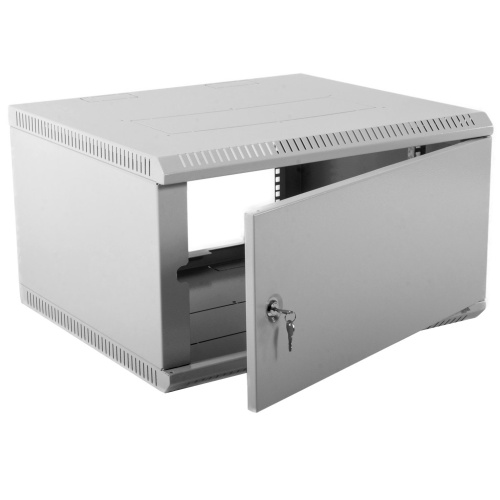 Шкаф телекоммуникационный ЦМО (ШРН-Э-9.500.1) разборный 9U (600х520) дверь металл (1 коробка)