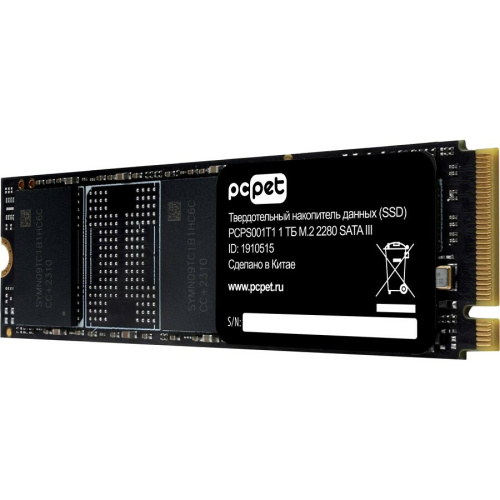 SSD PC Pet PCPS001T1 SATA III 1Tb M.2 2280 OEM