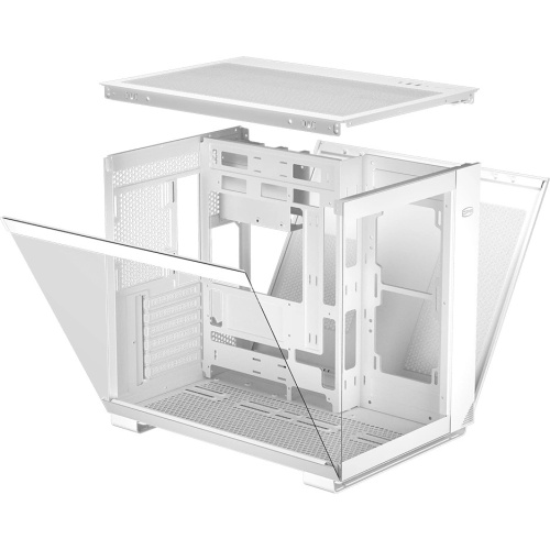 Корпус PcCooler C3T500 ARGB WH без БП, Midi-Tower, TG, 6x120mm 1xUSB-C 3.1 + 2xUSB-A 3.0, ATX, mITX White