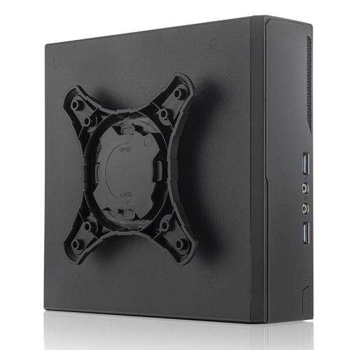 Корпус Foxline FL-L01-AD120-D65 mITX case (1L),w/2xUSB3.0, VESA, CPU cooler, w/120W pwr adapter, w/pwr cord