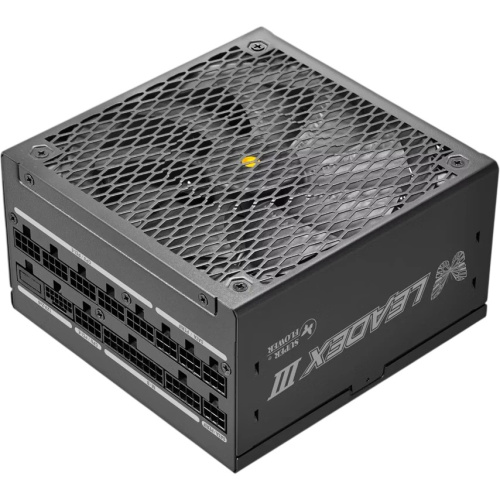 Блок питания Super Flower Leadex III Gold (SF-1000F14GE) 1000 Ватт, 1000W, ATX 3.1, 140mm, 8xSATA, 4xPCI-E(6+2), 1x12VHPWR(12+4), APFC