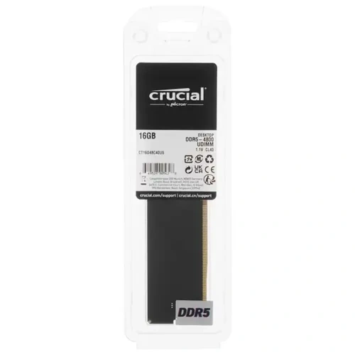 ОЗУ Crucial CB16GU4800 16GB DDR5 4800MHz UDIMM
