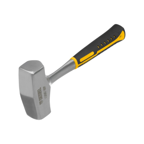 Кувалда Denzel 11012 1,5кг, цельнометаллическая, двухкомпонентная рукоятка