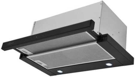 Вытяжка телескопическая ZUGEL ZHT652GX серебристый/черный