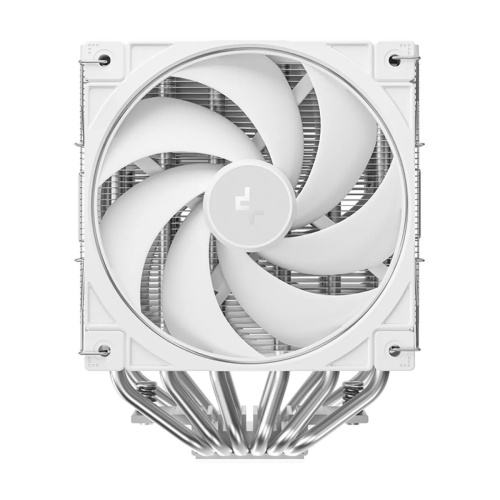 Кулер DEEPCOOL AG620 G2 WH LGA1954/1851/1700/AM5/AM4 (TDP 270W, PWM, Dual Black Fan 120mm, 6 тепл. трубок, белый) Ret