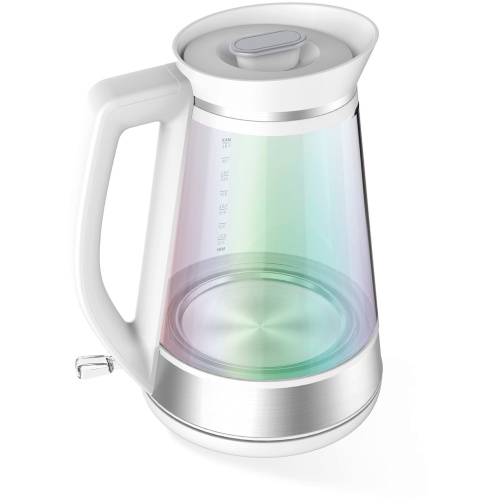Электрочайник Hyundai HYK-G3037 белый/прозрачный
