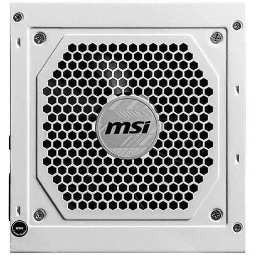 Блок питания MSI MAG A850GL PCIE5 White (306-7ZP8A24-CE0), 850W, 80+ Gold, полностью модульный, ATX 3.0, PCIE5, RTL