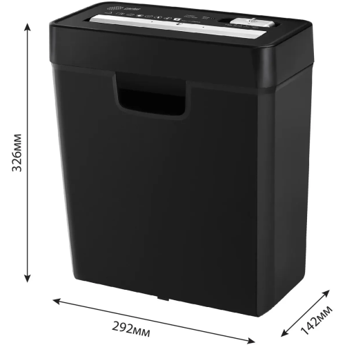 Шредер Cactus CS-SH-P2 черный