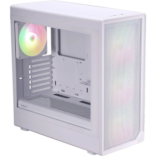 Корпус 1STPLAYER AU8 ARGB White (AU8-WH-4FE7-14-W) / E-ATX / 4x140mm ARGB fans