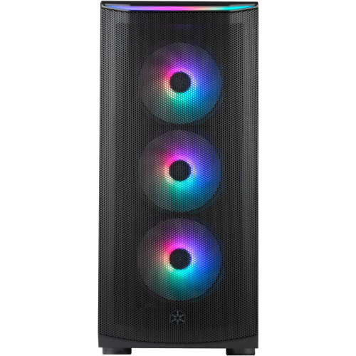 Корпус Silverstone SST-FA512Z-BG G41FA512ZBG0020 High airflow ATX mid-tower chassis with dual radiator support and ARGB lighting High airflow ATX