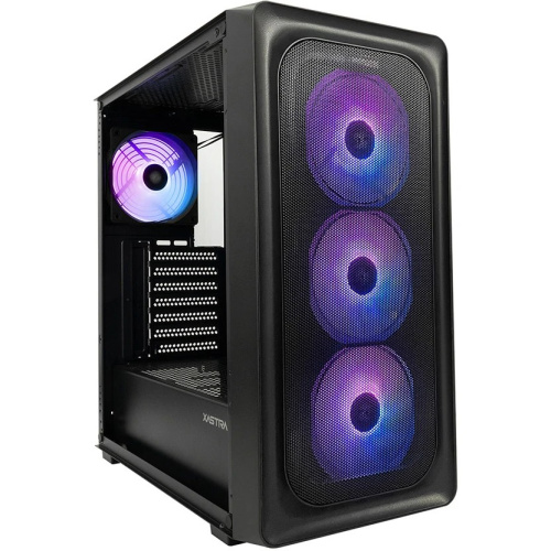 Корпус XASTRA A407 4ARGB Black (A407-4FC12A) ATX/Mesh/ tempered glass / 4x120mm ARGB PWM fans