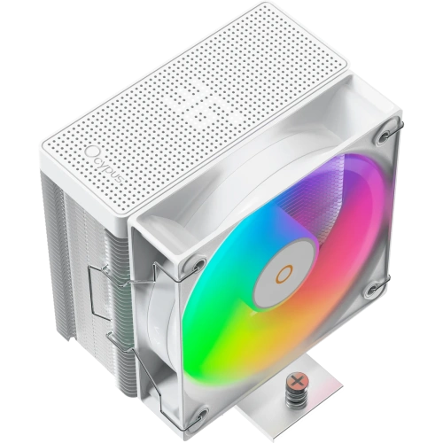 Вентилятор Ocypus Gamma A40 WH ARGB Digital, 100mm ARGB Fan, Top Display Panel, 4 Heat pipes, 4-Pin PWM, 600-2400 RPM, 29.5DBA, Hydro Bearing, LGA115X