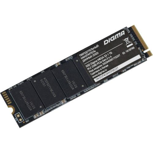 SSD Digma Mega S3 DGSM3001TS33T PCI-E x4 1Tb M.2 2280