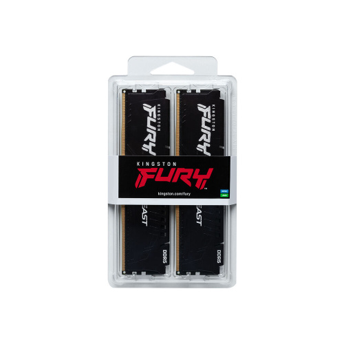 ОЗУ Kingston Fury Beast KF556C36BBE2K2-64 64GB 5600MT/s DDR5 CL36 DIMM (Kit of 2) Black