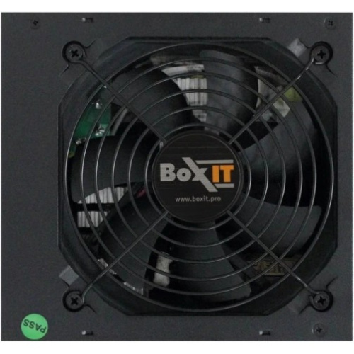 Блок питания BOXIT JM-A500w black 500W (ATX, APFC, 20+4P, PCIe 6+2P, P8(4+4) 650mm, 120mm fan)