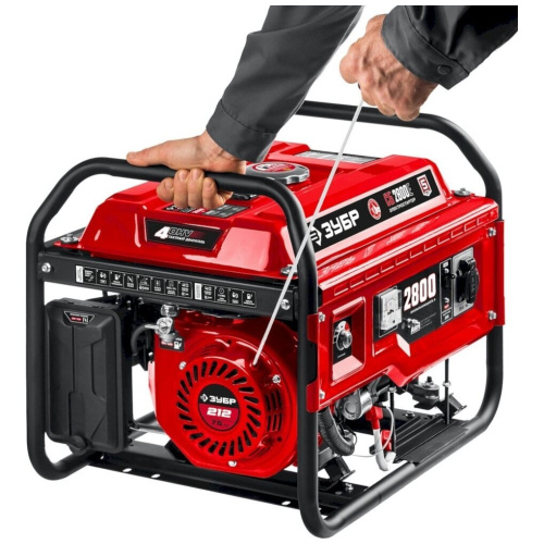 Генератор ЗУБР СБ-2800Е бензиновый с электростартером
