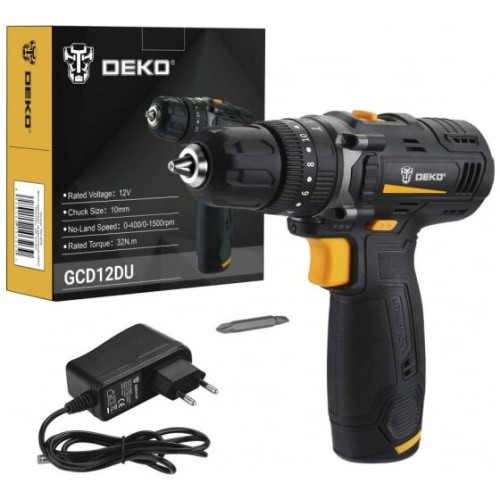 Дрель-шуруповерт ударная DEKO GCD12DU (063-4039)