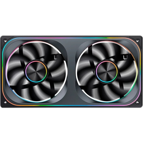 Вентилятор JONSBO ZA-240BR (2 in 1) 120х120х28мм Reverse (PWM, ARGB LED, 700-2400об/мин, черный) Retail