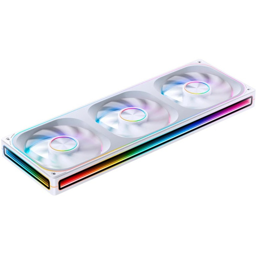 Вентилятор JONSBO ZA-360W (3 in 1) 120х120х28мм (PWM, ARGB LED, 700-2400об/мин, белый) Retail