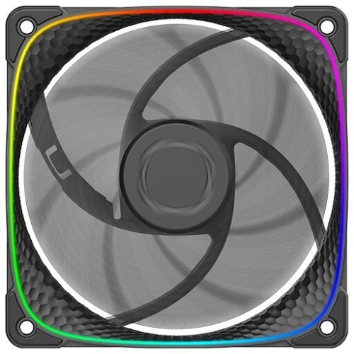 Вентилятор Geometric Future Squama 2503B (1F2503B112001) Single Pack / 120mm, 2000 RPM, 69.11 CFM, 29.0 dBA, 5V ARGB, Black