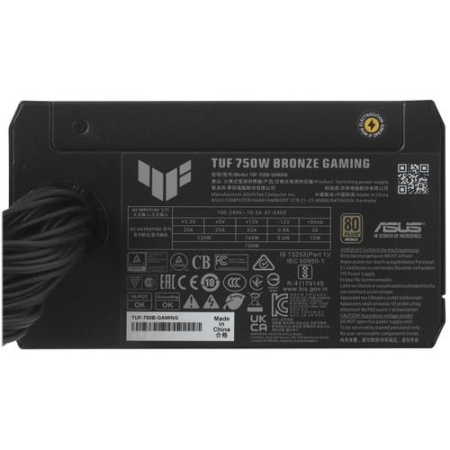 Блок питания ASUS TUF-GAMING-750B [90YE00D0-B0NA00] черный