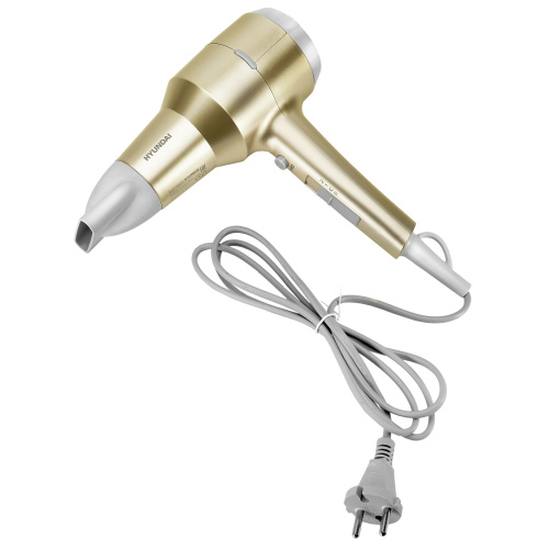Фен HYUNDAI H-HDI0770, дорожный, 1800Вт, шампань и шампань