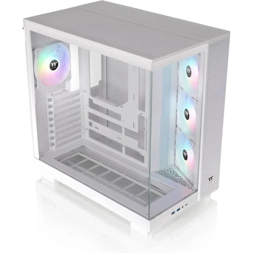Корпус Thermaltake View 380 XL TG ARGB (CA-11E-00M6WN-00) белый без БП E-ATX 2x120mm 2xUSB3.0 1xUSB3.1 audio bott PSU