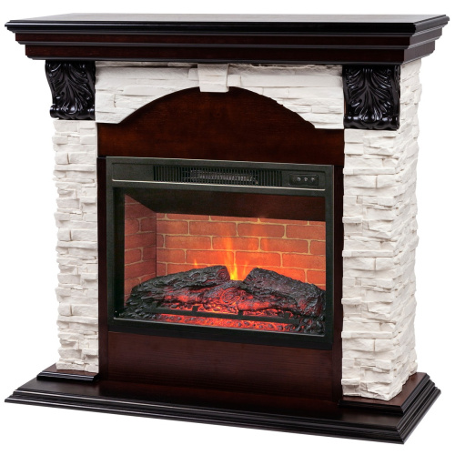 Электрокамин RealFlame Dublin Lux AO античный дуб с очагом Irvine 24