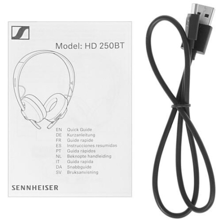 Беспроводные наушники Sennheiser HD 250 BT черный