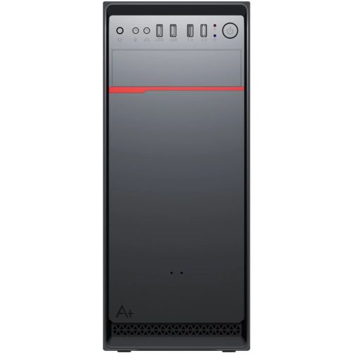 Корпус Digma DCC-MD302 черный без БП ATX 1x80mm 3x120mm 2xUSB2.0 2xUSB3.0 audio