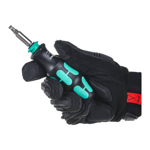 Битодержатель WERA WE-136504 с набором бит в ручке 28 + открывалка