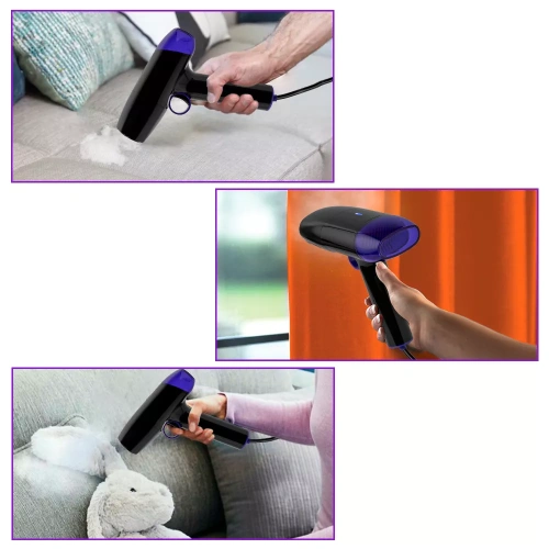 Отпариватель ручной Kitfort КТ-9114 черный/фиолетовый