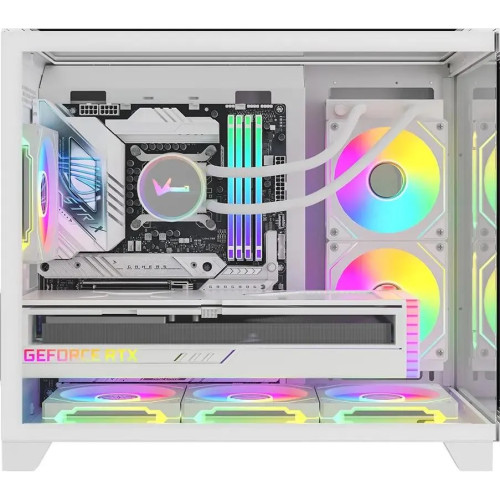 Корпус Formula Crystal Z9ML Floe, mATX, без БП, белый