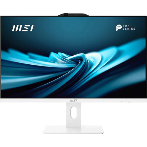 Моноблок MSI Pro AP272P 14M-619XRU (9S6-AF8322-1061) Full HD i3 14100 (3.5) 16Gb SSD512Gb UHDG 730 без ОС GbitEth WiFi 120W клавиатура мышь Cam белый