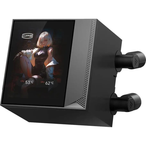 СВО PcCooler DC360 Pro Display ARGB (DC360PRO-BKAWXY-GL) Soc-AM5/AM4/1200/1700/1851 черный 4-pin 39.8dB Al LCD 310W Ret