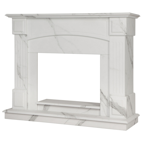 Портал для электрокамина Carolina 25,5 WT Мрамор белый