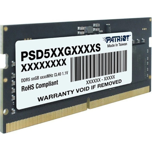 ОЗУ PATRIOT Signature Line (PSD516G520081S) SO-DIMM DDR 5 DIMM 16Gb 5200Mhz, (retail)