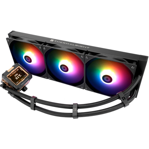 СВО Thermalright Frozen Warframe 420 ARGB (F-WFRAME-420-BL-ARGB) Soc-AM5/AM4/1200/1700/1851 черный 4-pin 29.8dB Al LCD Ret