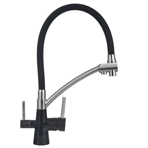 Смеситель для кухни Wisent W4855-22-2 Черный