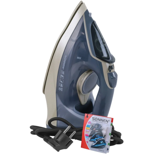 Утюг SONNEN SI-6008 серебристый/золотой