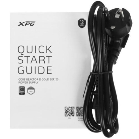 Блок питания ADATA XPG CORE REACTOR II 650 GOLD [COREREACTORII650G-BKCEU] черный