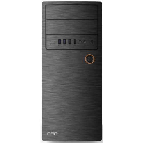 Корпус CBR E180 PCC-ATX-E180-USB32-USB22-WPSU ATX Miditower, без БП, 2*USB 3.0, 2*USB 2.0, HD Audio+Mic, Black